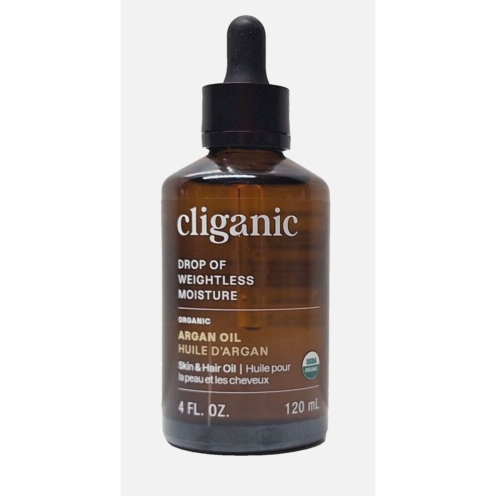 Cliganic Organic Argan Oil 4 fl oz (120 ml) Skincare Haircare
